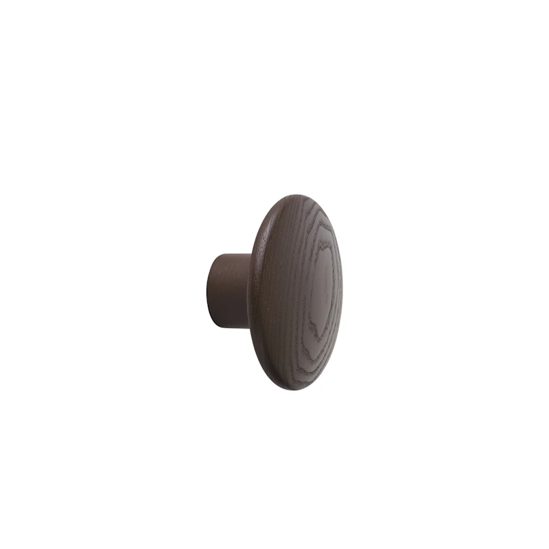 Dots Koukku Puu halkaisija 6,5 cm, Ruskea-punainen