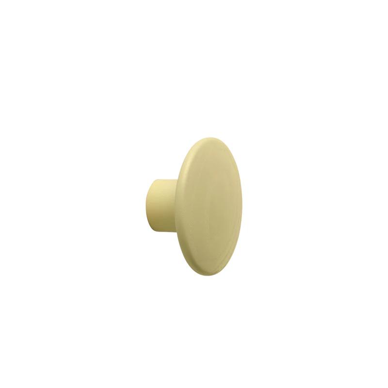 Dots Koukku Puu halkaisija 9 cm, Yellow Beige