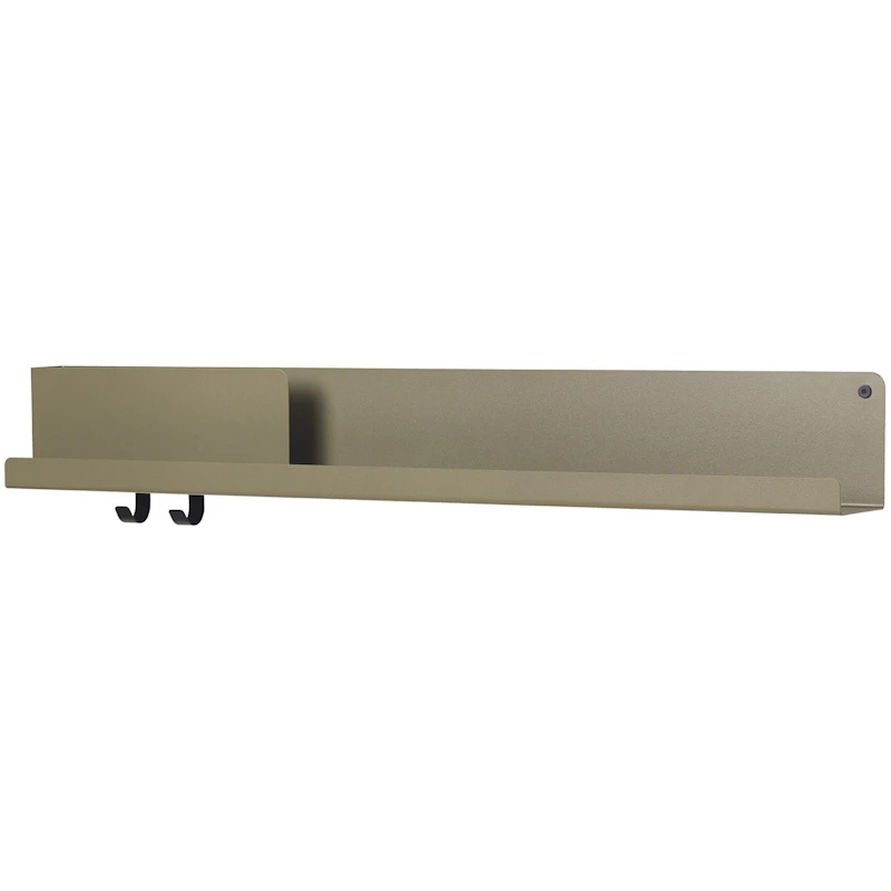 Folded Hylly 13x96 cm, Olive