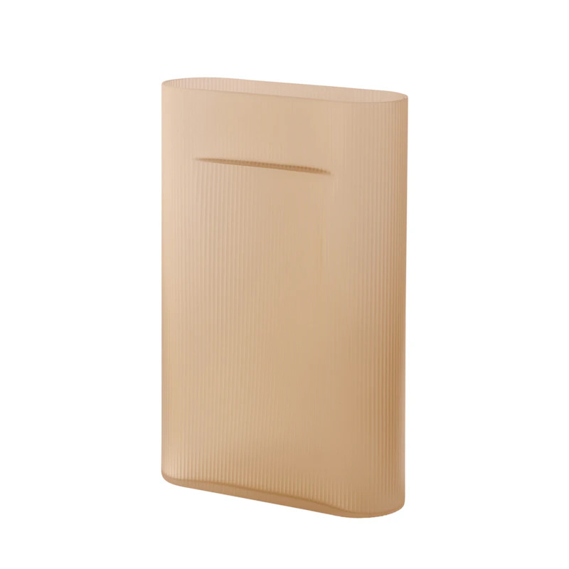 Ridge Vaasi Huurrettu Lasi 48,5 cm, Light Orange