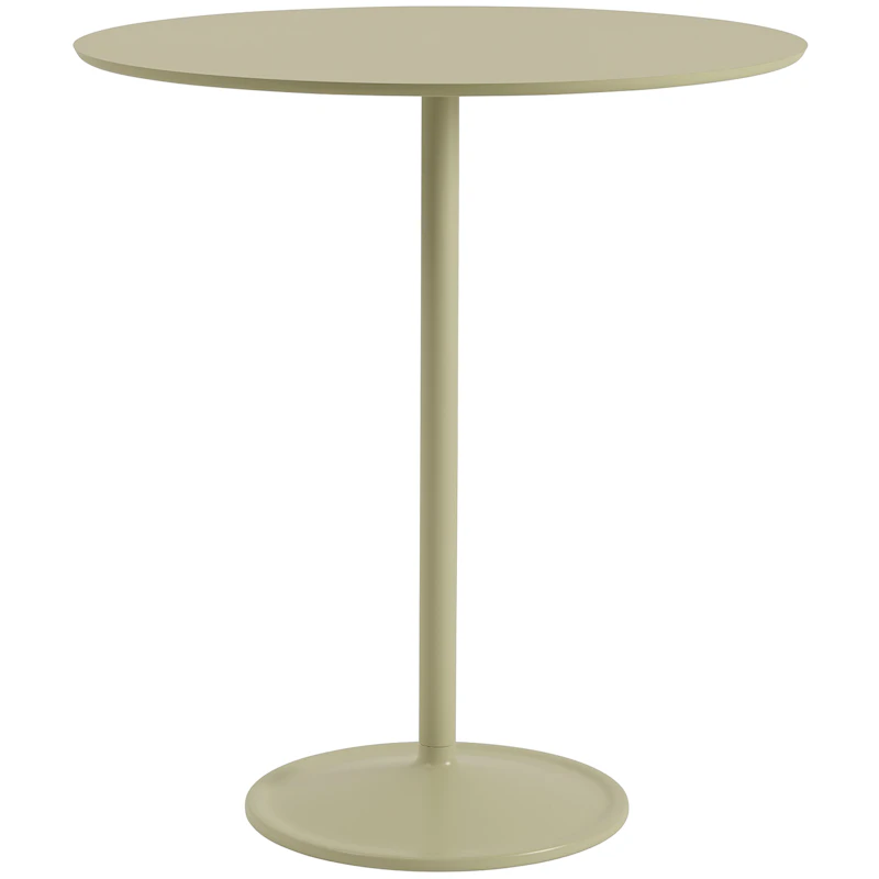 Soft Table Baaripöytä Ø95x105 cm, Laminaatti Beige Green