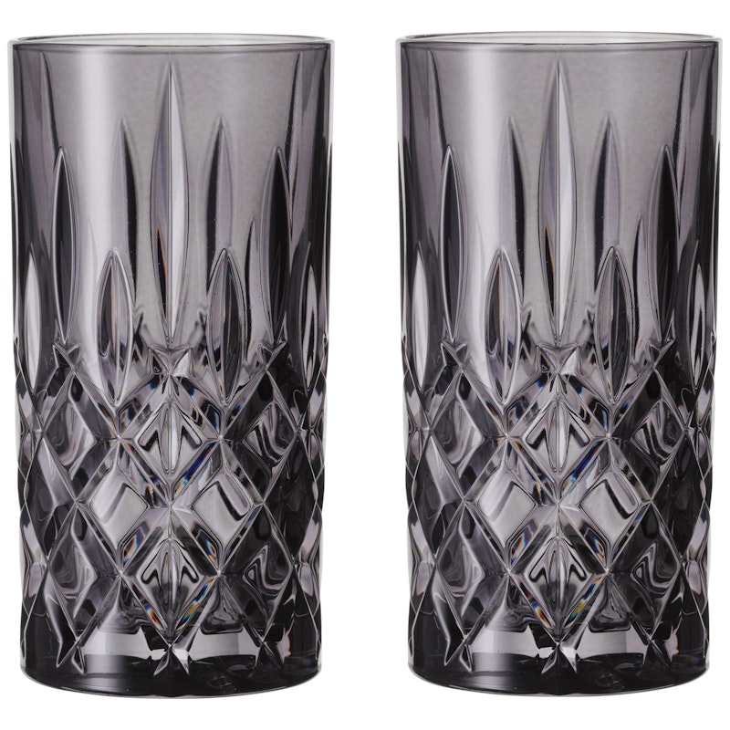 Noblesse Longdrink-Lasi 37 cl 2 kpl:n pakkaus, Smoke