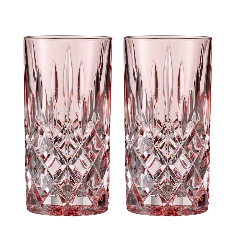 Noblesse Longdrink-Lasi 37 cl 2 kpl:n pakkaus, Rose