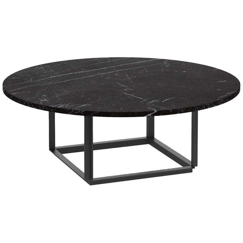 Florence Kahvipöytä 90 cm,  Musta / Black Marble