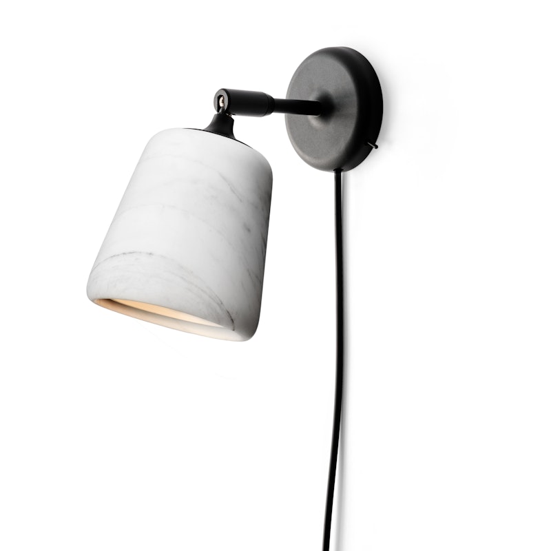 Material Wall Lamp Seinävalaisin, White marble