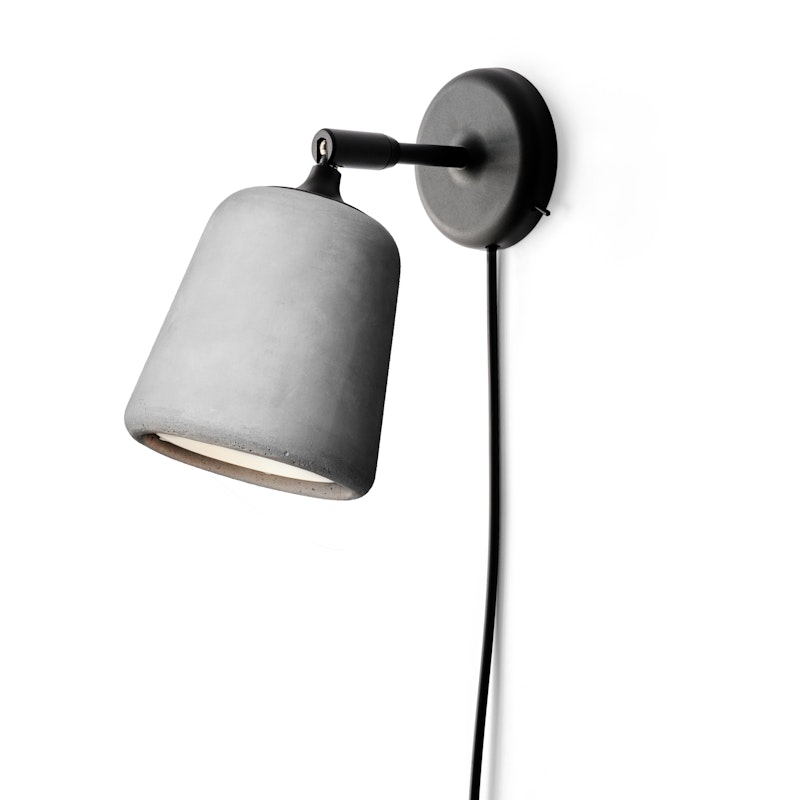 Material Wall Lamp Seinävalaisin, Light grey concrete