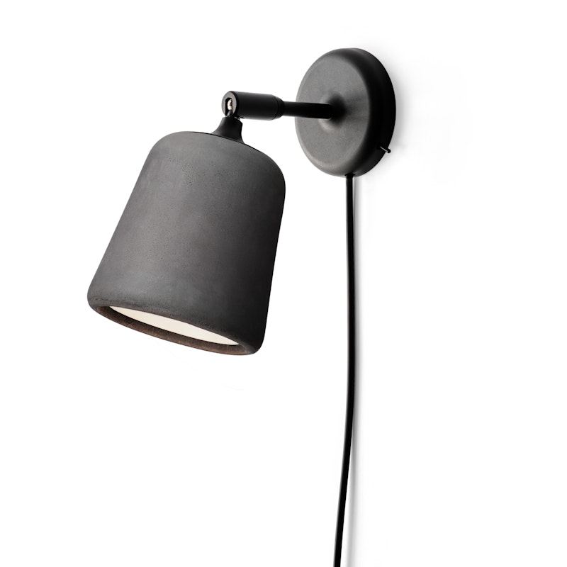 Material Wall Lamp Seinävalaisin, Dark grey concrete