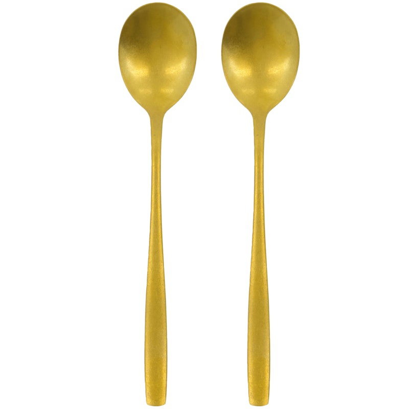 Daily Tarjoilulusikat 2 kpl:n pakkaus, Antique Gold