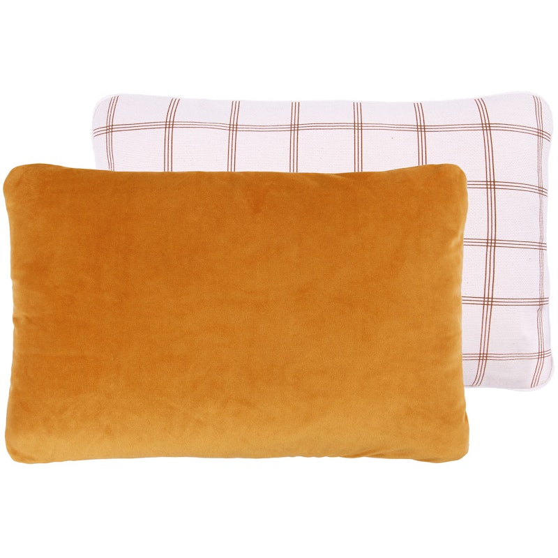 Eco-Velvet Tyyny 28x44 cm, Yellow
