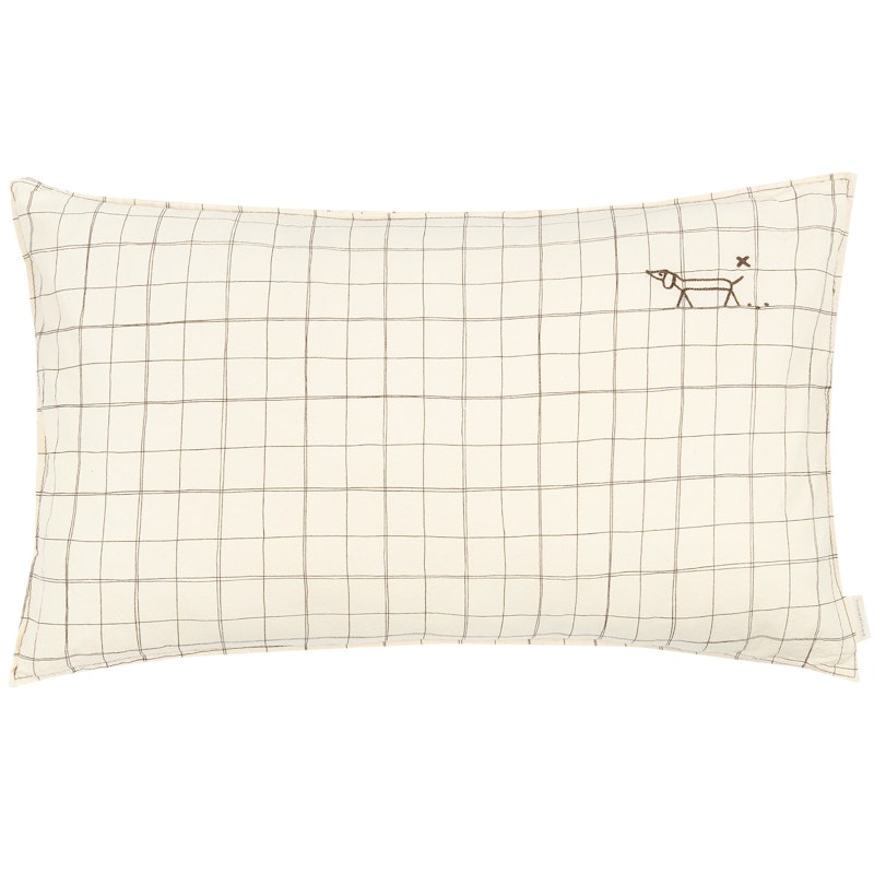 L1N0 Tyyny 30x50 cm Ruutukuvio, Luonnollinen
