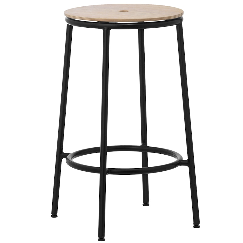 Circa Barstool 65 cm Black Steel Baarijakkara Tammi