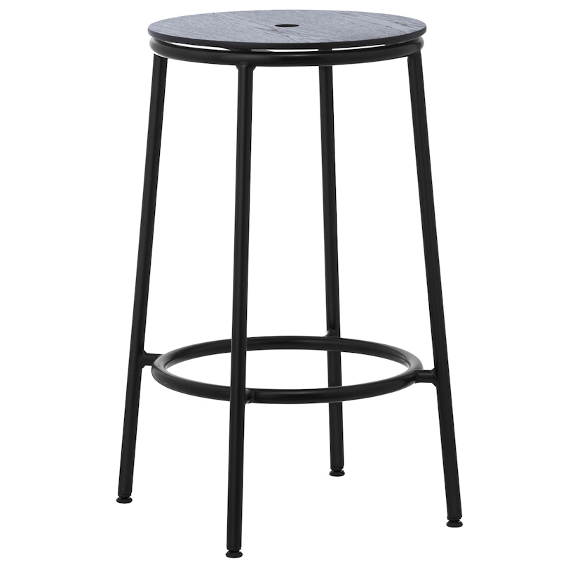 Circa Barstool 65 cm Black Steel Baarijakkara Black Oak