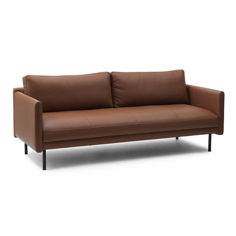Rar Kolmipaikkainen Sohva, Leather Cognac