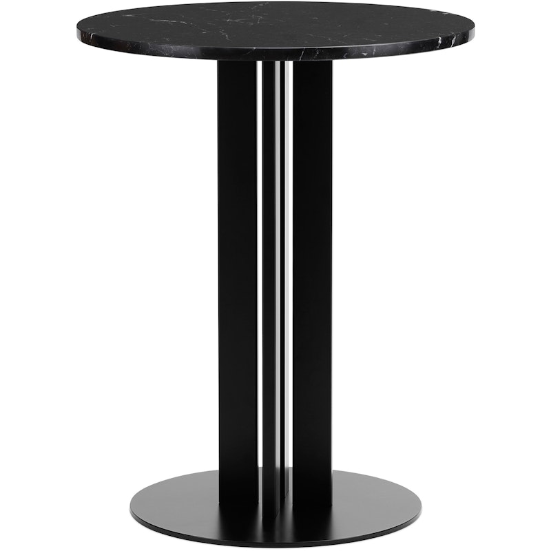 Scala Café Table H75 Ø60 cm Oak Bistropöytä, Valmistettu marmorista 60 cm Musta