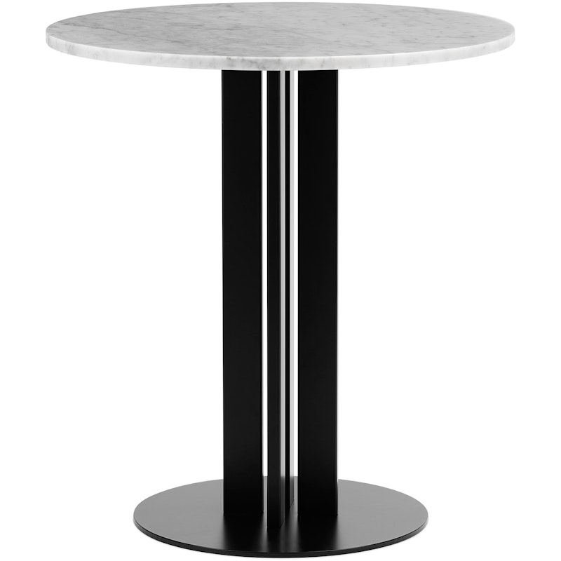 Scala Café Table H75 Ø60 cm Oak Bistropöytä, Valmistettu marmorista 70 cm Valkoinen