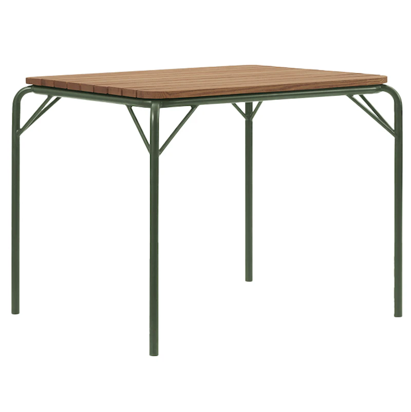 Vig Pöytä 90x90 cm, Valeakasia / Tummanvihreä