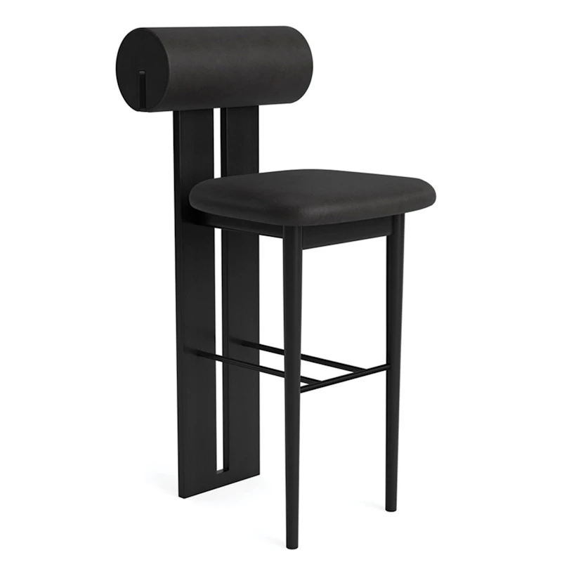 Hippo Bar Stool, Black
