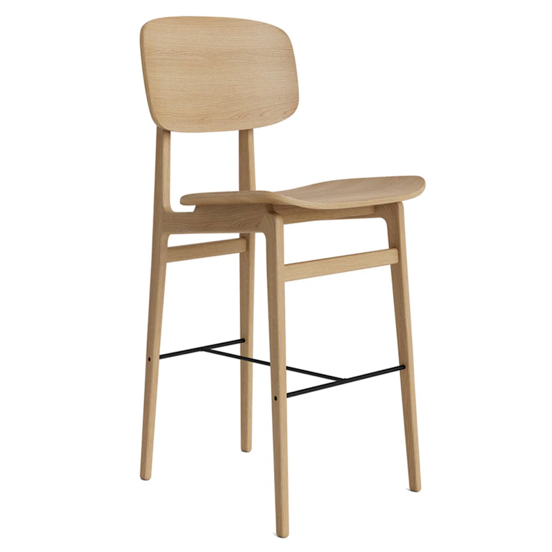 NY11 Bar Stool, Natural Oak