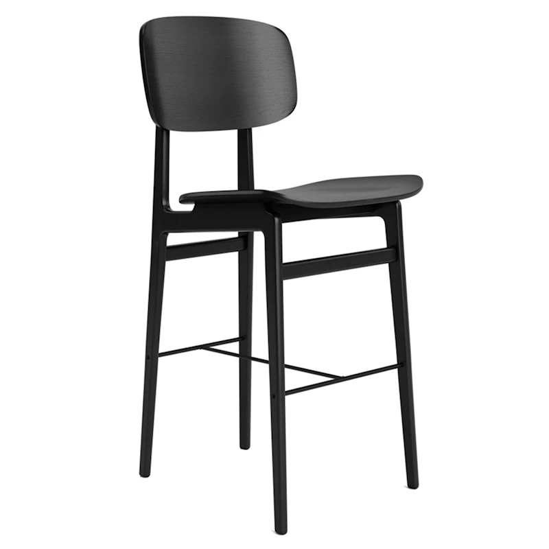 NY11 Bar Stool, Black Oak