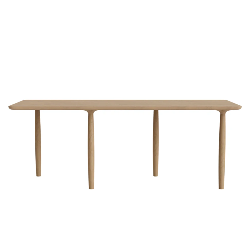 Oku Dining Table 95x200 cm, Natural