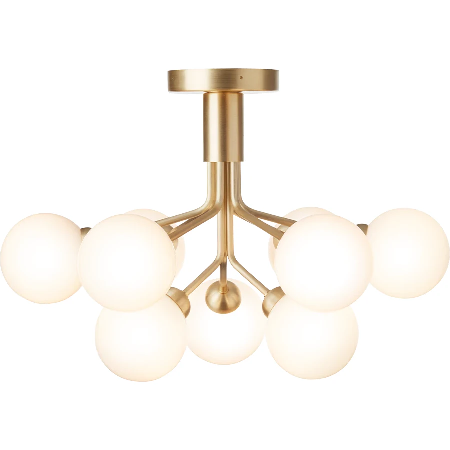Apiales 9 Uppokattovalaisin, Messinki / Opal | RoyalDesign.fi