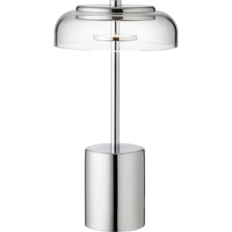 Blossi Mini Pöytävalaisin Kannettava, Krominvärinen / Kirkas