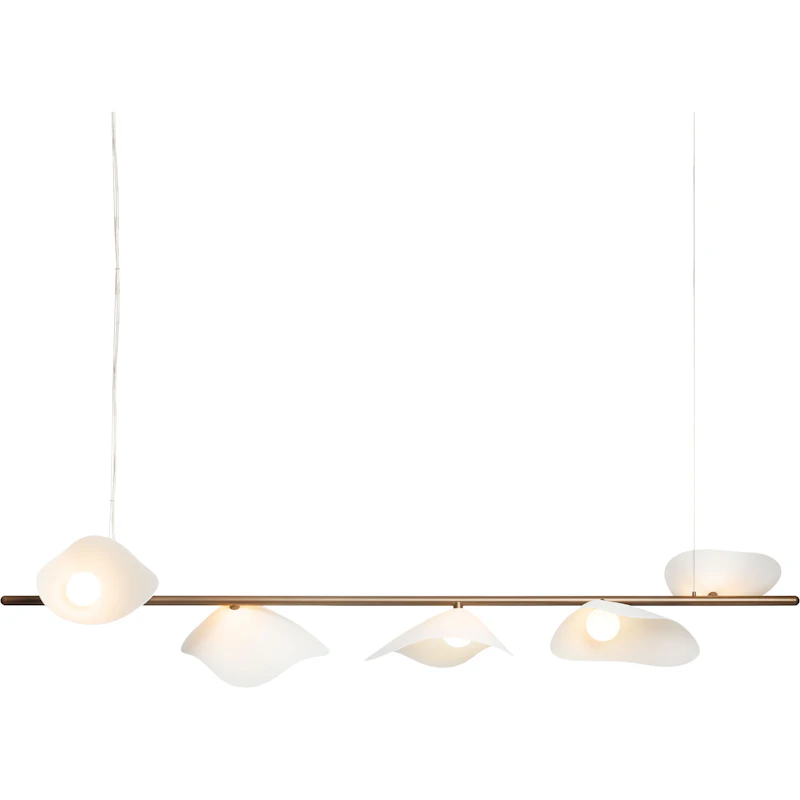 Florii 5 Riippuvalaisin, Dark Bronze / Valkoinen