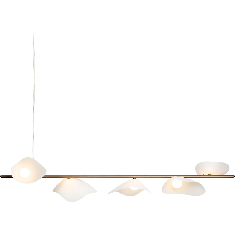 Florii 5 Riippuvalaisin, Dark Bronze / Valkoinen