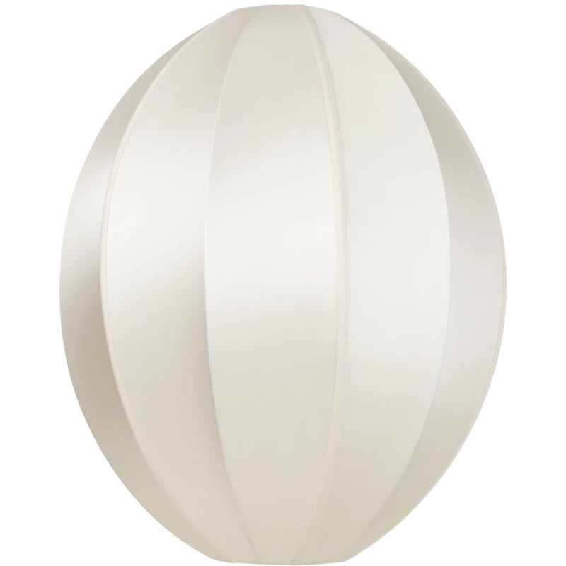 Indochina Lampunvarjostin Oval Suuri, Luonnonvalkoinen