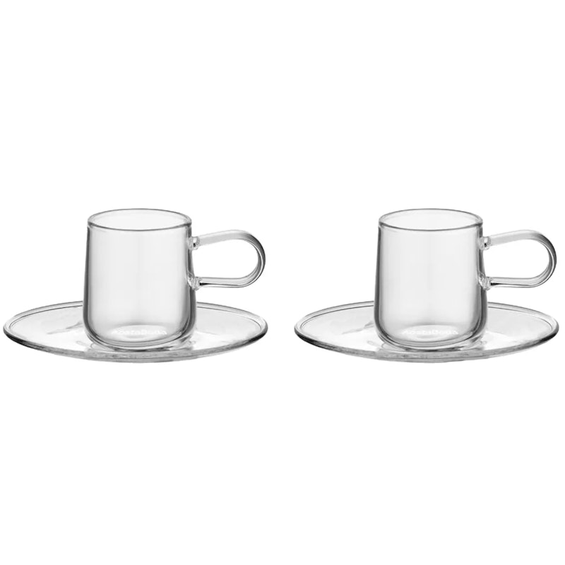 Viva espresso Kuppi Pikkulautasella 8 cl 2 kpl:n pakkaus
