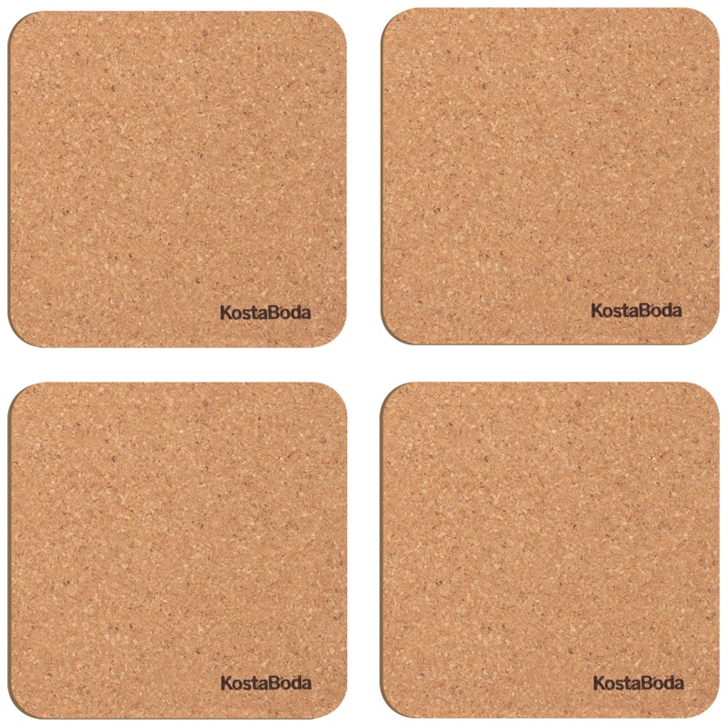 Viva Lasinaluset Korkki 4 kpl:n pakkaus, 10x10 cm