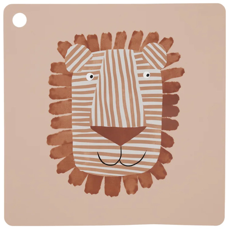 Placemat Lobo Lion Pöytätabletti Silikoni 38x38 cm