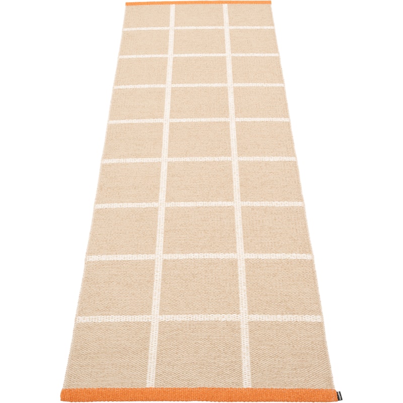 Criss Muovimatto Beige / Vanilla / Pale Orange, 70x225 cm