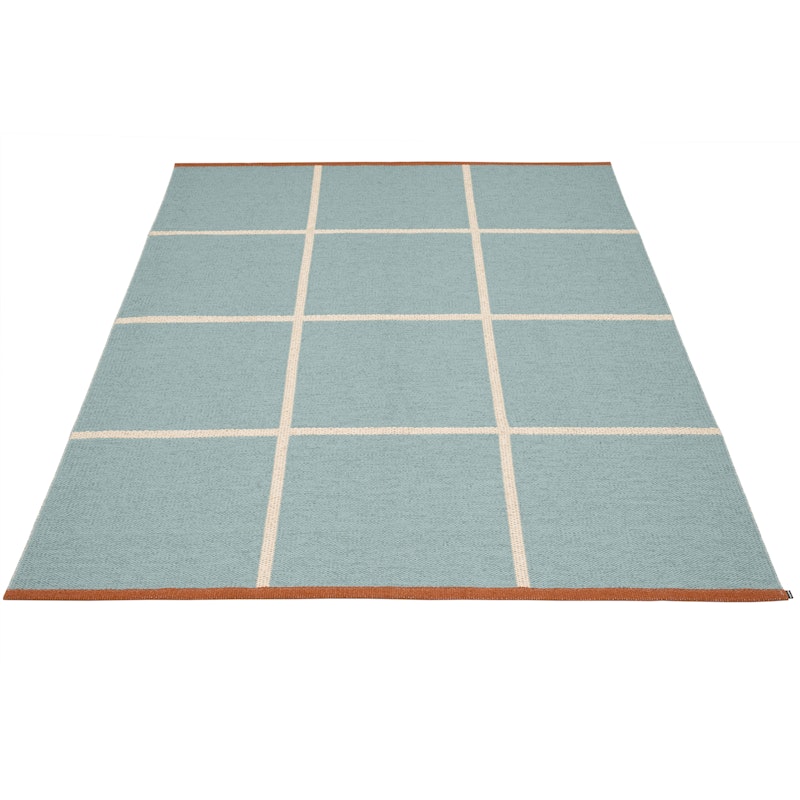 Criss Muovimatto Haze / Cream / Rust, 180x260 cm