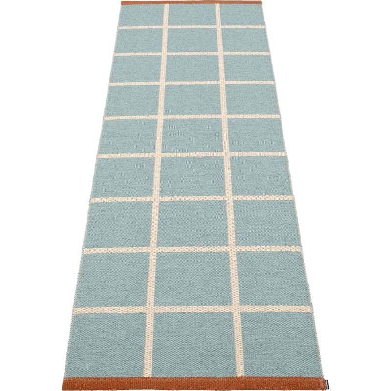 Criss Muovimatto Haze / Cream / Rust, 70x225 cm