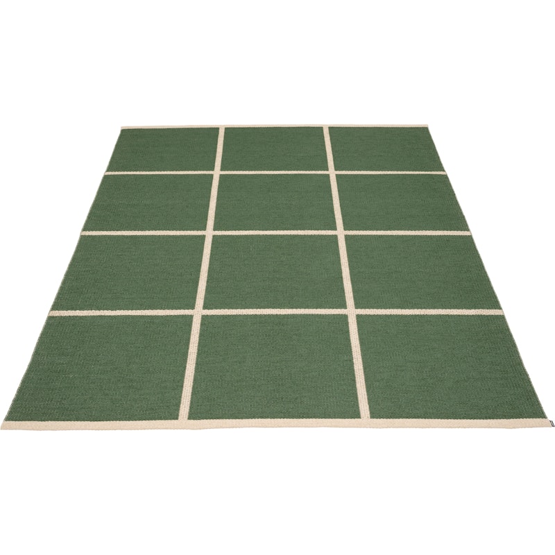 Criss Muovimatto Leaf / Cream, 180x260 cm