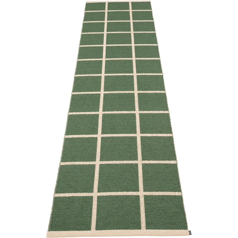Criss Muovimatto Leaf / Cream, 70x300 cm
