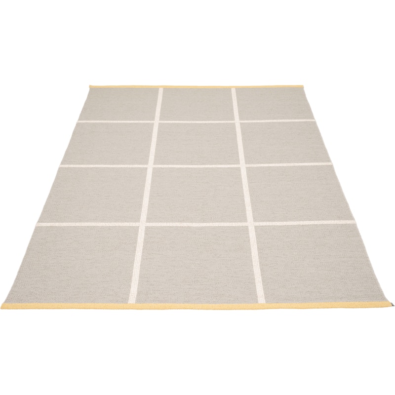 Criss Muovimatto Linen / Vanilla / Pale Yellow, 180x260 cm