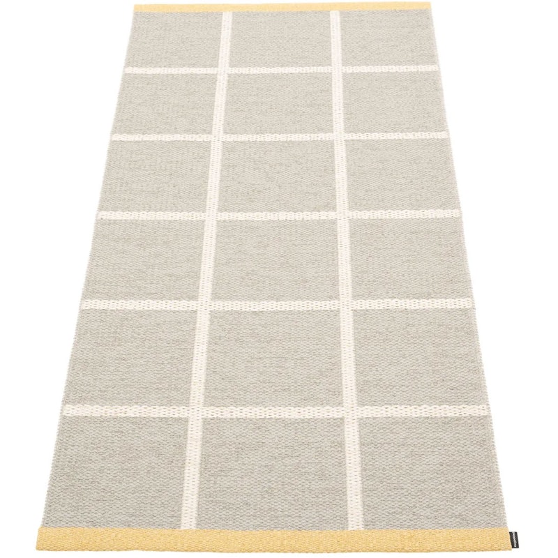 Criss Muovimatto Linen / Vanilla / Pale Yellow, 70x150 cm