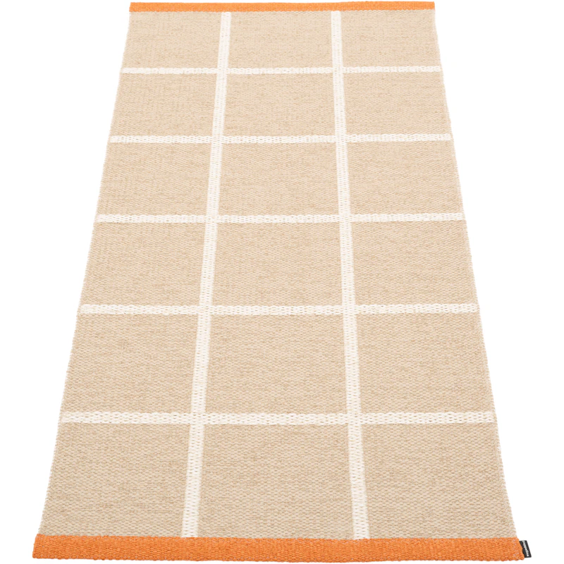 Criss Muovimatto Beige / Vanilla / Pale Orange, 70x150 cm