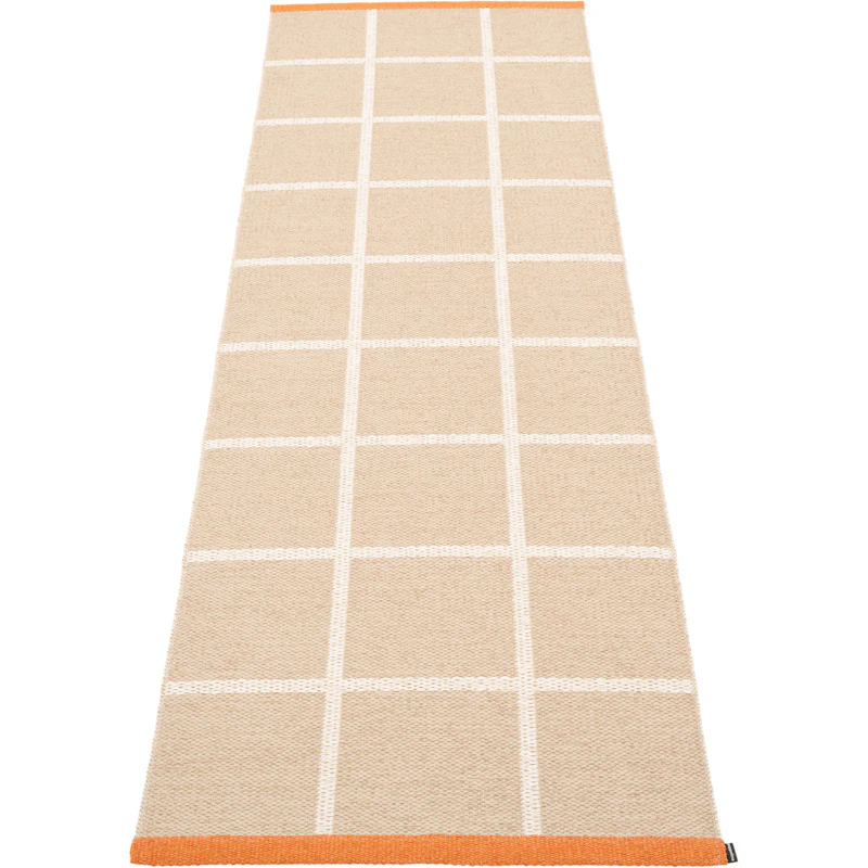 Criss Muovimatto Beige / Vanilla / Pale Orange, 70x225 cm