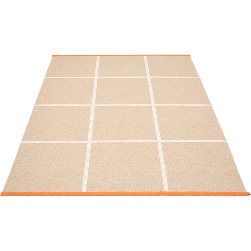 Criss Muovimatto Beige / Vanilla / Pale Orange, 180x260 cm