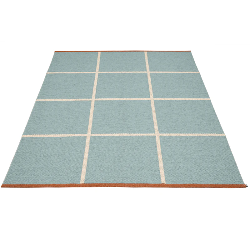Criss Muovimatto Haze / Cream / Rust, 180x260 cm