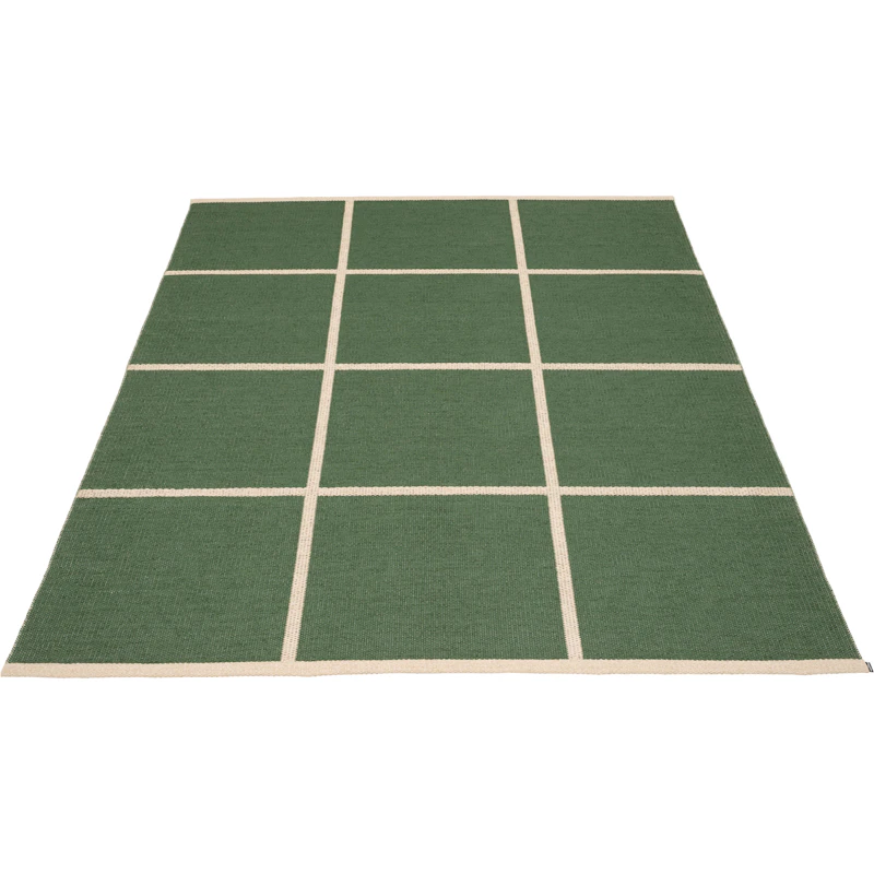 Criss Muovimatto Leaf / Cream, 180x260 cm