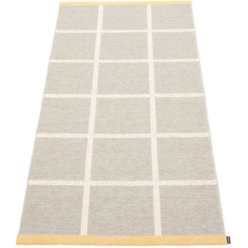 Criss Muovimatto Linen / Vanilla / Pale Yellow, 70x150 cm