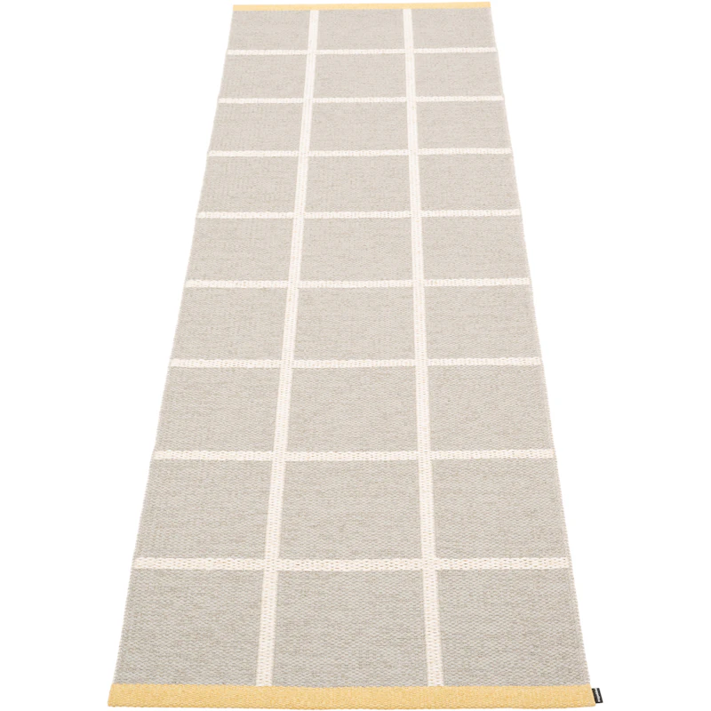 Criss Muovimatto Linen / Vanilla / Pale Yellow, 70x225 cm