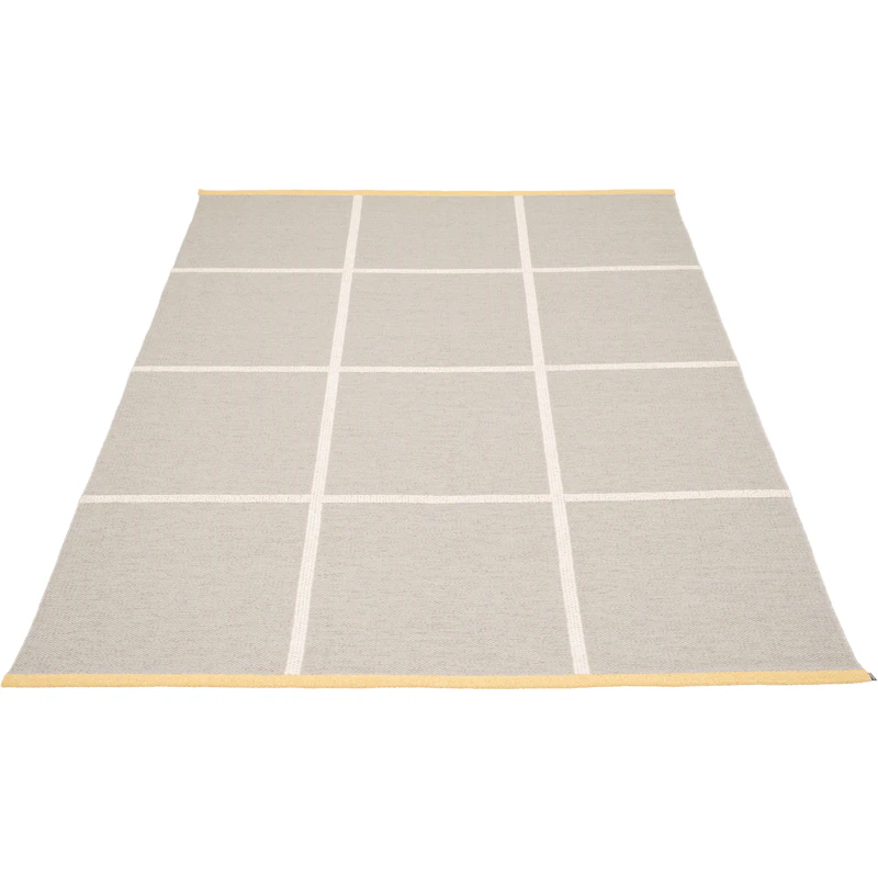 Criss Muovimatto Linen / Vanilla / Pale Yellow, 180x260 cm
