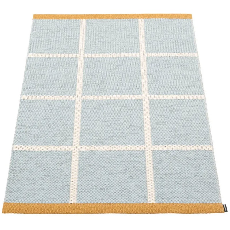 Criss Pop Muovimatto 70x100 cm, Blue Fog / Vanilla / Ochre