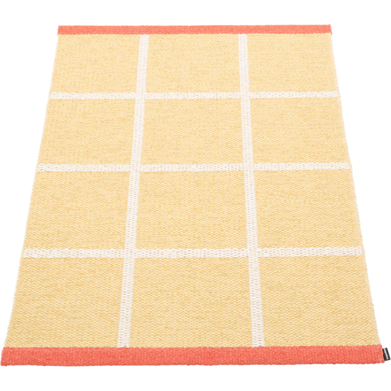 Criss Pop Muovimatto 70x100 cm, Pale Yellow / Vanilla / Flamingo