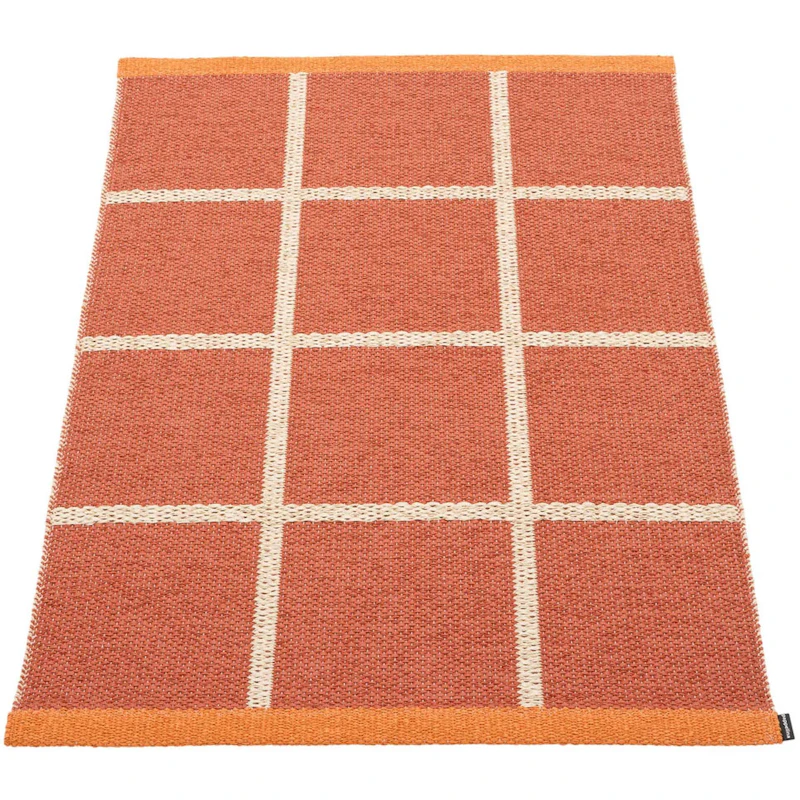 Criss Pop Muovimatto 70x100 cm, Brick / Cream / Pale Orange